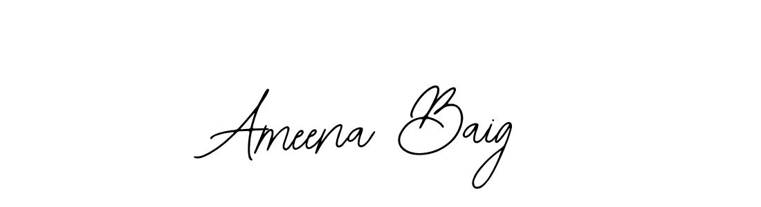 Create a beautiful signature design for name Ameena Baig. With this signature (Bearetta-2O07w) fonts, you can make a handwritten signature for free. Ameena Baig signature style 12 images and pictures png