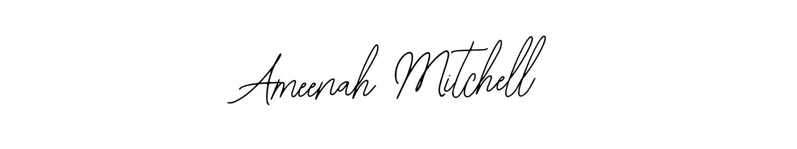 Make a beautiful signature design for name Ameenah Mitchell. With this signature (Bearetta-2O07w) style, you can create a handwritten signature for free. Ameenah Mitchell signature style 12 images and pictures png
