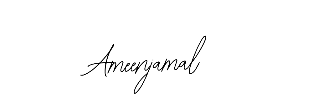 How to make Ameenjamal name signature. Use Bearetta-2O07w style for creating short signs online. This is the latest handwritten sign. Ameenjamal signature style 12 images and pictures png