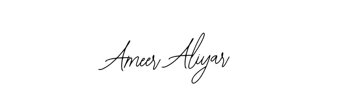 The best way (Bearetta-2O07w) to make a short signature is to pick only two or three words in your name. The name Ameer Aliyar include a total of six letters. For converting this name. Ameer Aliyar signature style 12 images and pictures png