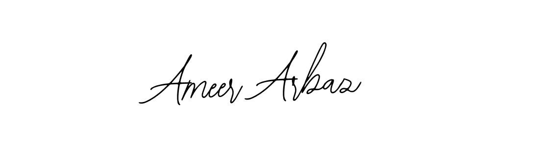 How to Draw Ameer Arbaz signature style? Bearetta-2O07w is a latest design signature styles for name Ameer Arbaz. Ameer Arbaz signature style 12 images and pictures png