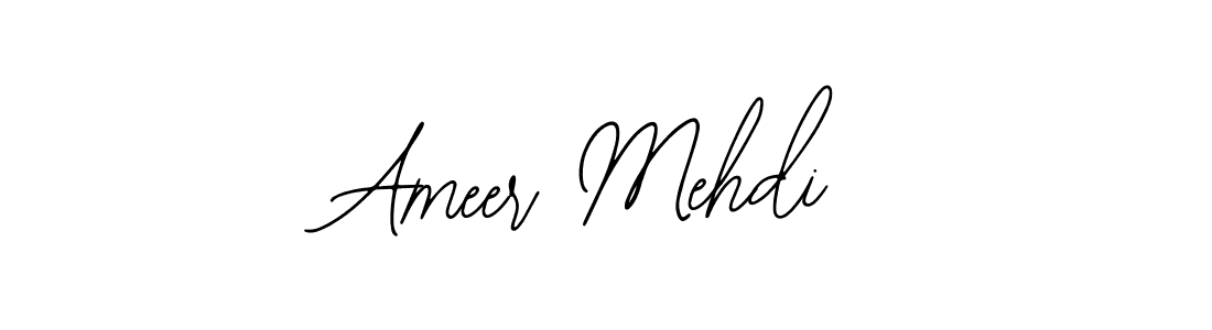 Make a short Ameer Mehdi signature style. Manage your documents anywhere anytime using Bearetta-2O07w. Create and add eSignatures, submit forms, share and send files easily. Ameer Mehdi signature style 12 images and pictures png