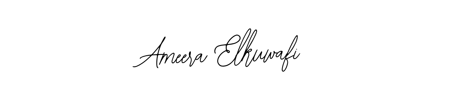 Make a beautiful signature design for name Ameera Elkuwafi. Use this online signature maker to create a handwritten signature for free. Ameera Elkuwafi signature style 12 images and pictures png
