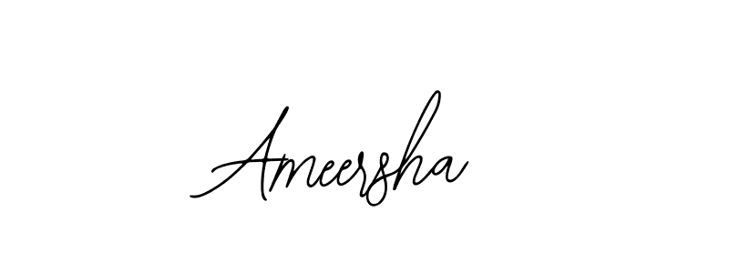 How to make Ameersha signature? Bearetta-2O07w is a professional autograph style. Create handwritten signature for Ameersha name. Ameersha signature style 12 images and pictures png