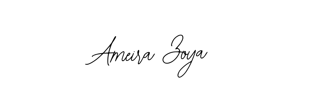 You should practise on your own different ways (Bearetta-2O07w) to write your name (Ameira Zoya) in signature. don't let someone else do it for you. Ameira Zoya signature style 12 images and pictures png