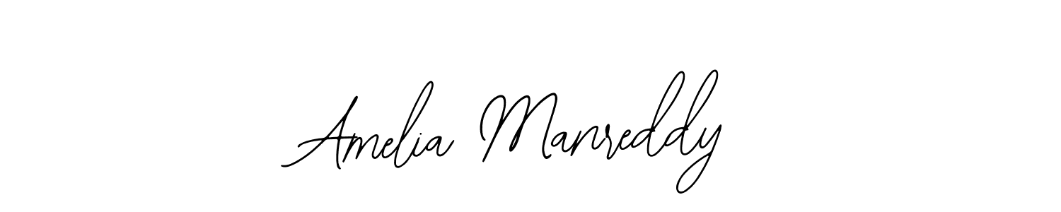 Amelia Manreddy stylish signature style. Best Handwritten Sign (Bearetta-2O07w) for my name. Handwritten Signature Collection Ideas for my name Amelia Manreddy. Amelia Manreddy signature style 12 images and pictures png