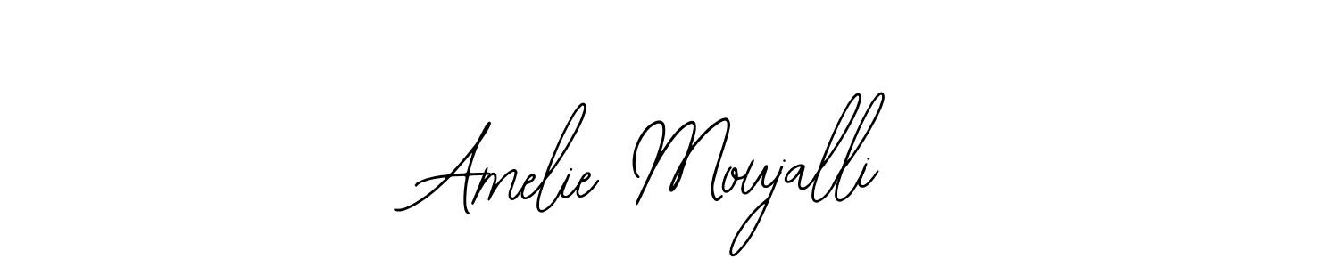 if you are searching for the best signature style for your name Amelie Moujalli. so please give up your signature search. here we have designed multiple signature styles  using Bearetta-2O07w. Amelie Moujalli signature style 12 images and pictures png
