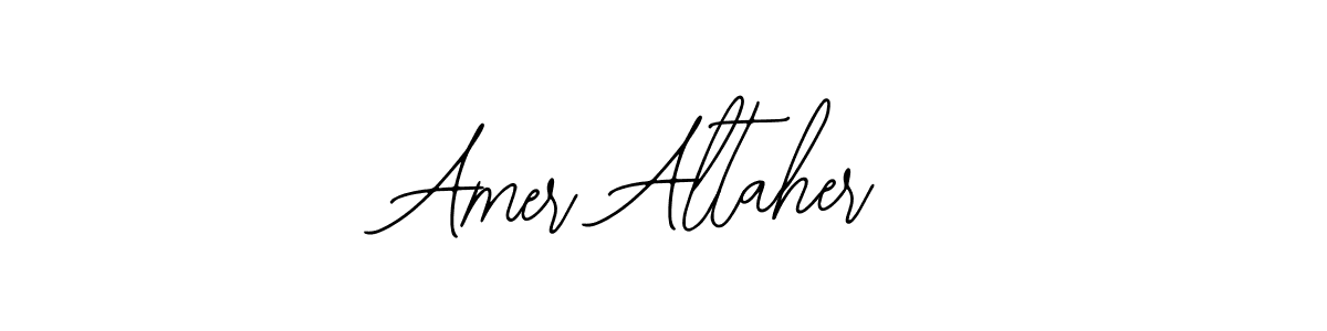 Amer Altaher stylish signature style. Best Handwritten Sign (Bearetta-2O07w) for my name. Handwritten Signature Collection Ideas for my name Amer Altaher. Amer Altaher signature style 12 images and pictures png