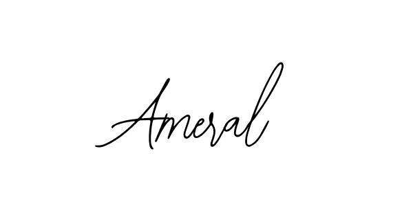 Make a beautiful signature design for name Ameral. With this signature (Bearetta-2O07w) style, you can create a handwritten signature for free. Ameral signature style 12 images and pictures png