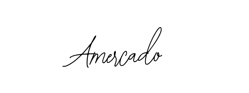 if you are searching for the best signature style for your name Amercado. so please give up your signature search. here we have designed multiple signature styles  using Bearetta-2O07w. Amercado signature style 12 images and pictures png