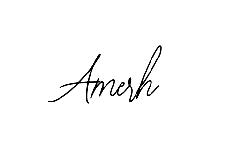 You should practise on your own different ways (Bearetta-2O07w) to write your name (Amerh) in signature. don't let someone else do it for you. Amerh signature style 12 images and pictures png