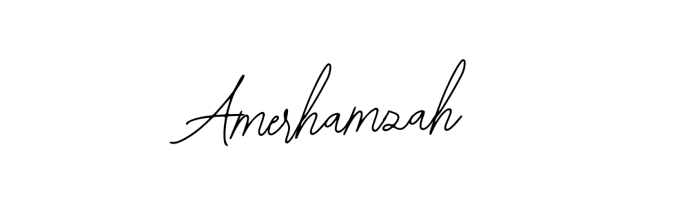 How to Draw Amerhamzah signature style? Bearetta-2O07w is a latest design signature styles for name Amerhamzah. Amerhamzah signature style 12 images and pictures png