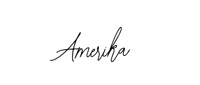 Use a signature maker to create a handwritten signature online. With this signature software, you can design (Bearetta-2O07w) your own signature for name Amerika. Amerika signature style 12 images and pictures png