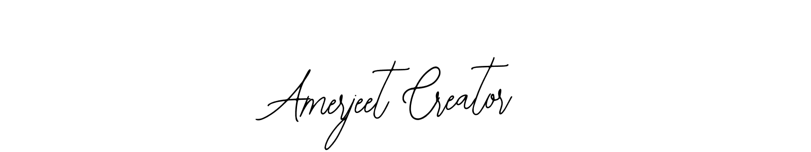 Similarly Bearetta-2O07w is the best handwritten signature design. Signature creator online .You can use it as an online autograph creator for name Amerjeet Creator. Amerjeet Creator signature style 12 images and pictures png