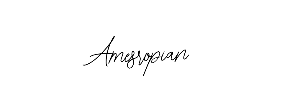 It looks lik you need a new signature style for name Amesropian. Design unique handwritten (Bearetta-2O07w) signature with our free signature maker in just a few clicks. Amesropian signature style 12 images and pictures png