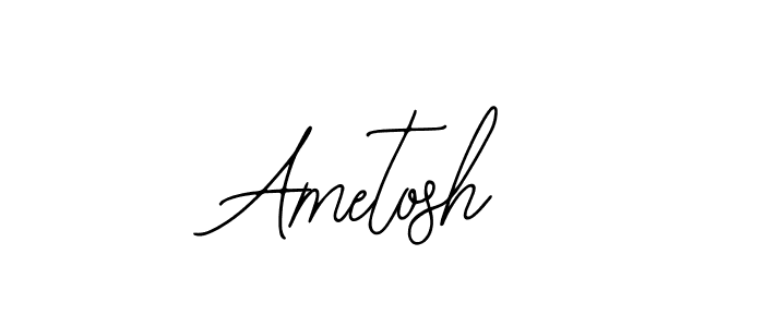 How to make Ametosh name signature. Use Bearetta-2O07w style for creating short signs online. This is the latest handwritten sign. Ametosh signature style 12 images and pictures png