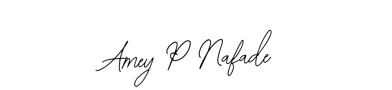 if you are searching for the best signature style for your name Amey P Nafade. so please give up your signature search. here we have designed multiple signature styles  using Bearetta-2O07w. Amey P Nafade signature style 12 images and pictures png