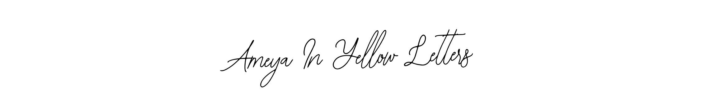Once you've used our free online signature maker to create your best signature Bearetta-2O07w style, it's time to enjoy all of the benefits that Ameya In Yellow Letters name signing documents. Ameya In Yellow Letters signature style 12 images and pictures png