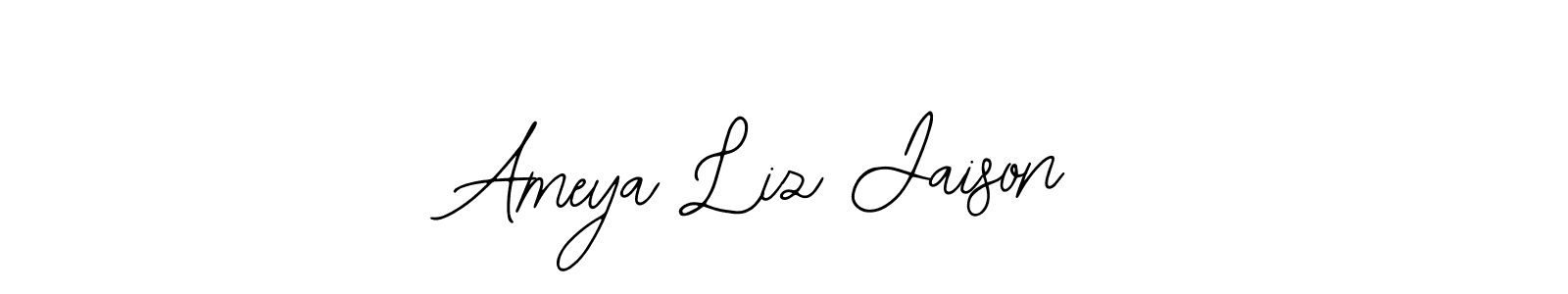 Ameya Liz Jaison stylish signature style. Best Handwritten Sign (Bearetta-2O07w) for my name. Handwritten Signature Collection Ideas for my name Ameya Liz Jaison. Ameya Liz Jaison signature style 12 images and pictures png