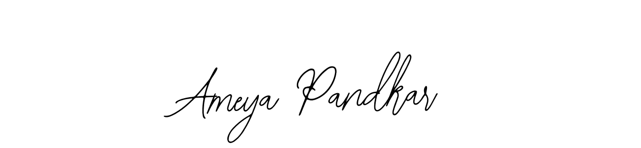 Also You can easily find your signature by using the search form. We will create Ameya Pandkar name handwritten signature images for you free of cost using Bearetta-2O07w sign style. Ameya Pandkar signature style 12 images and pictures png