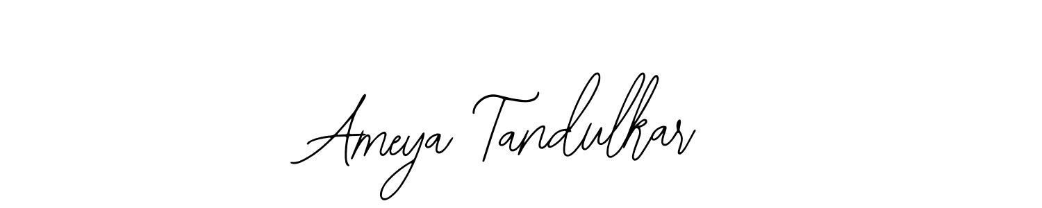 It looks lik you need a new signature style for name Ameya Tandulkar. Design unique handwritten (Bearetta-2O07w) signature with our free signature maker in just a few clicks. Ameya Tandulkar signature style 12 images and pictures png