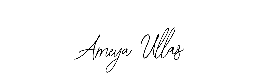 Create a beautiful signature design for name Ameya Ullas. With this signature (Bearetta-2O07w) fonts, you can make a handwritten signature for free. Ameya Ullas signature style 12 images and pictures png