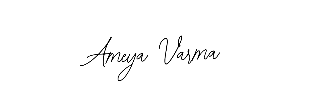 Also You can easily find your signature by using the search form. We will create Ameya Varma name handwritten signature images for you free of cost using Bearetta-2O07w sign style. Ameya Varma signature style 12 images and pictures png