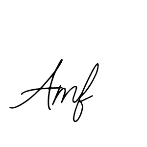 How to make Amf name signature. Use Bearetta-2O07w style for creating short signs online. This is the latest handwritten sign. Amf signature style 12 images and pictures png