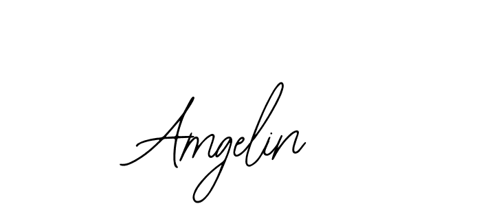 The best way (Bearetta-2O07w) to make a short signature is to pick only two or three words in your name. The name Amgelin include a total of six letters. For converting this name. Amgelin signature style 12 images and pictures png