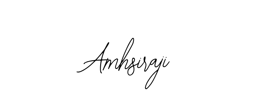 How to make Amhsiraji signature? Bearetta-2O07w is a professional autograph style. Create handwritten signature for Amhsiraji name. Amhsiraji signature style 12 images and pictures png