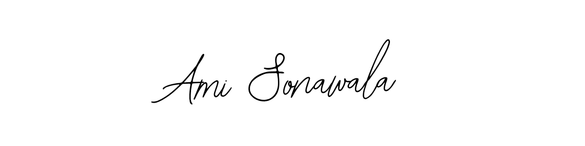 How to make Ami Sonawala signature? Bearetta-2O07w is a professional autograph style. Create handwritten signature for Ami Sonawala name. Ami Sonawala signature style 12 images and pictures png