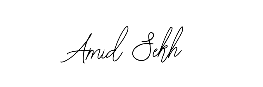 Use a signature maker to create a handwritten signature online. With this signature software, you can design (Bearetta-2O07w) your own signature for name Amid Sekh. Amid Sekh signature style 12 images and pictures png