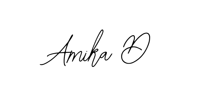 Also we have Amika D name is the best signature style. Create professional handwritten signature collection using Bearetta-2O07w autograph style. Amika D signature style 12 images and pictures png