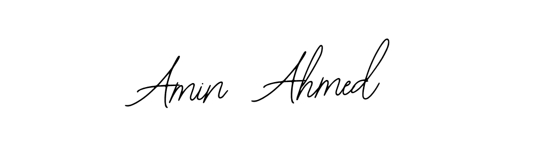 Use a signature maker to create a handwritten signature online. With this signature software, you can design (Bearetta-2O07w) your own signature for name Amin  Ahmed. Amin  Ahmed signature style 12 images and pictures png