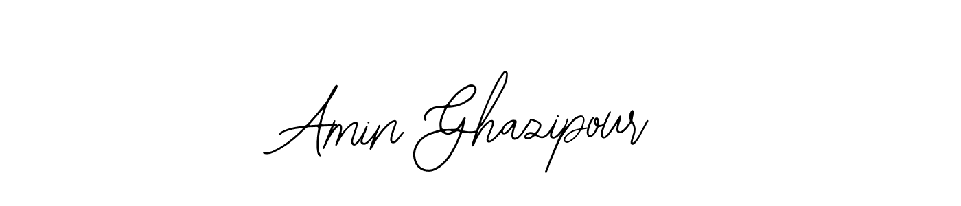 How to make Amin Ghazipour name signature. Use Bearetta-2O07w style for creating short signs online. This is the latest handwritten sign. Amin Ghazipour signature style 12 images and pictures png