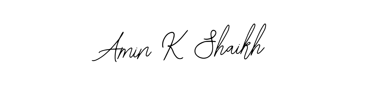 Bearetta-2O07w is a professional signature style that is perfect for those who want to add a touch of class to their signature. It is also a great choice for those who want to make their signature more unique. Get Amin K Shaikh name to fancy signature for free. Amin K Shaikh signature style 12 images and pictures png