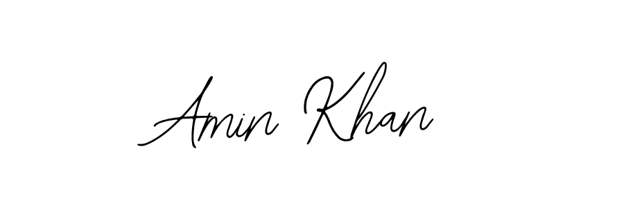 Use a signature maker to create a handwritten signature online. With this signature software, you can design (Bearetta-2O07w) your own signature for name Amin Khan. Amin Khan signature style 12 images and pictures png