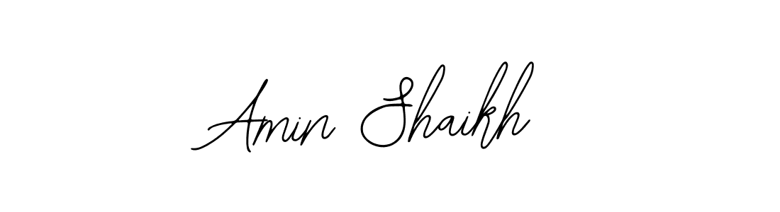 The best way (Bearetta-2O07w) to make a short signature is to pick only two or three words in your name. The name Amin Shaikh include a total of six letters. For converting this name. Amin Shaikh signature style 12 images and pictures png
