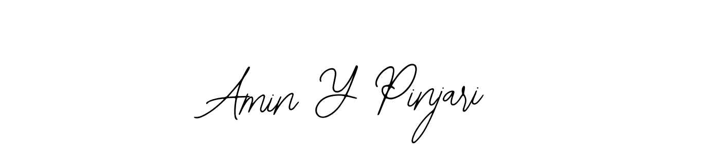 You should practise on your own different ways (Bearetta-2O07w) to write your name (Amin Y Pinjari) in signature. don't let someone else do it for you. Amin Y Pinjari signature style 12 images and pictures png