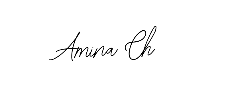 if you are searching for the best signature style for your name Amina Ch. so please give up your signature search. here we have designed multiple signature styles  using Bearetta-2O07w. Amina Ch signature style 12 images and pictures png