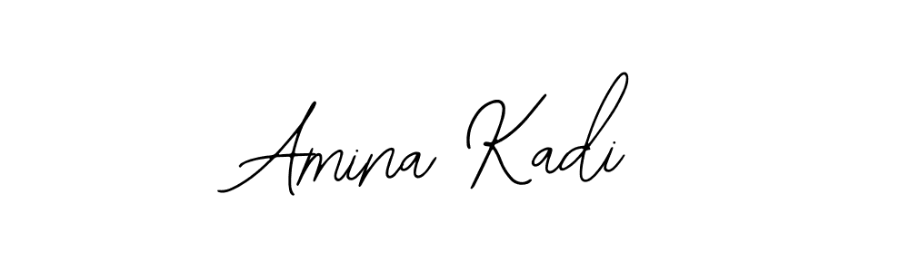 Make a beautiful signature design for name Amina Kadi. With this signature (Bearetta-2O07w) style, you can create a handwritten signature for free. Amina Kadi signature style 12 images and pictures png
