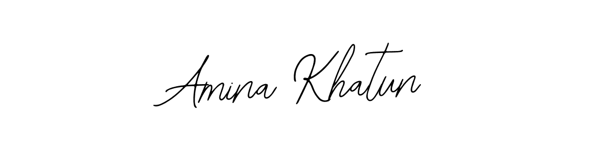 How to make Amina Khatun signature? Bearetta-2O07w is a professional autograph style. Create handwritten signature for Amina Khatun name. Amina Khatun signature style 12 images and pictures png