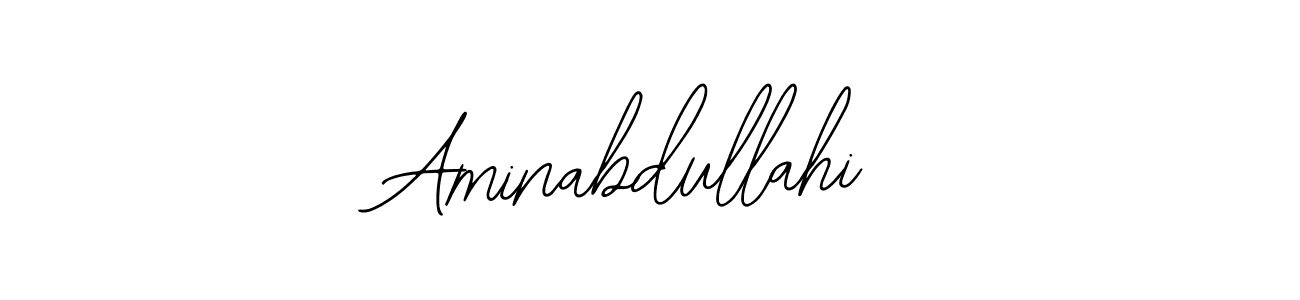 Also we have Aminabdullahi name is the best signature style. Create professional handwritten signature collection using Bearetta-2O07w autograph style. Aminabdullahi signature style 12 images and pictures png