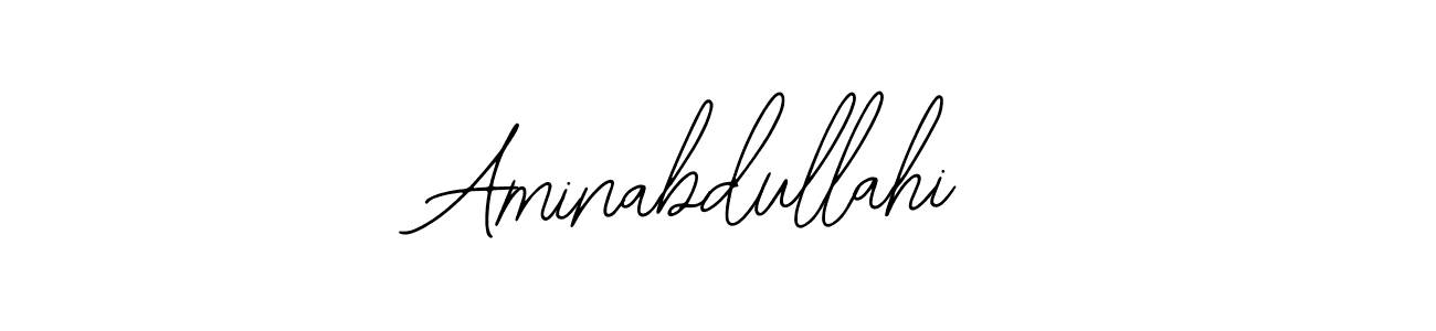 Also we have Aminabdullahi name is the best signature style. Create professional handwritten signature collection using Bearetta-2O07w autograph style. Aminabdullahi signature style 12 images and pictures png