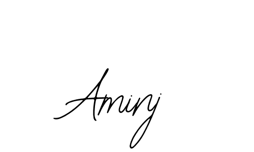 Aminj stylish signature style. Best Handwritten Sign (Bearetta-2O07w) for my name. Handwritten Signature Collection Ideas for my name Aminj. Aminj signature style 12 images and pictures png