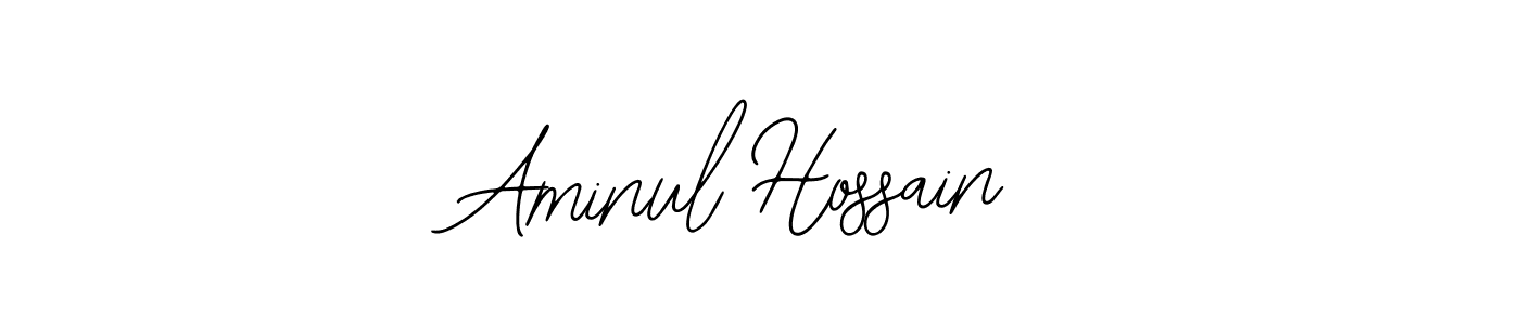 Also You can easily find your signature by using the search form. We will create Aminul Hossain name handwritten signature images for you free of cost using Bearetta-2O07w sign style. Aminul Hossain signature style 12 images and pictures png