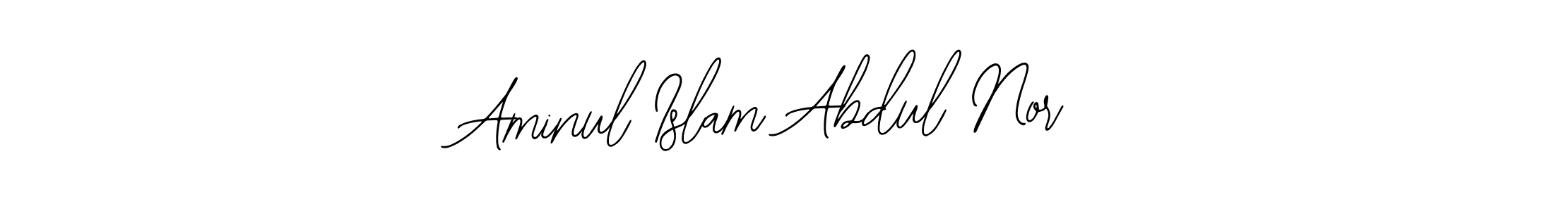 Use a signature maker to create a handwritten signature online. With this signature software, you can design (Bearetta-2O07w) your own signature for name Aminul Islam Abdul Nor. Aminul Islam Abdul Nor signature style 12 images and pictures png