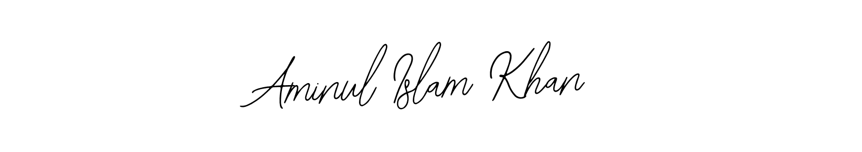 The best way (Bearetta-2O07w) to make a short signature is to pick only two or three words in your name. The name Aminul Islam Khan include a total of six letters. For converting this name. Aminul Islam Khan signature style 12 images and pictures png