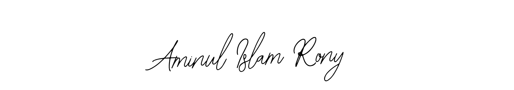 Similarly Bearetta-2O07w is the best handwritten signature design. Signature creator online .You can use it as an online autograph creator for name Aminul Islam Rony. Aminul Islam Rony signature style 12 images and pictures png