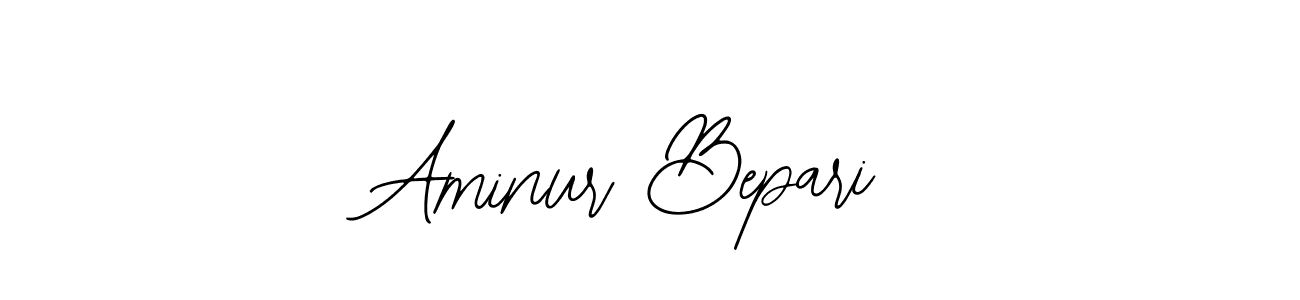 Make a beautiful signature design for name Aminur Bepari. With this signature (Bearetta-2O07w) style, you can create a handwritten signature for free. Aminur Bepari signature style 12 images and pictures png